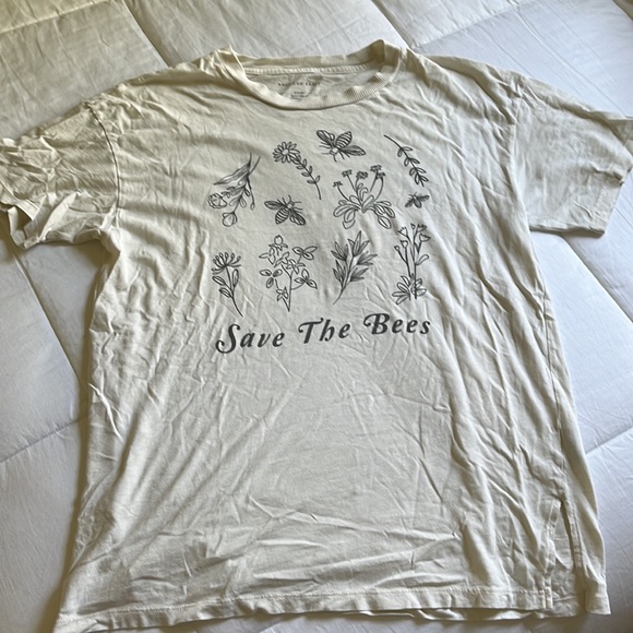 American eagle off-white oversized graphic tee - Picture 3 of 4